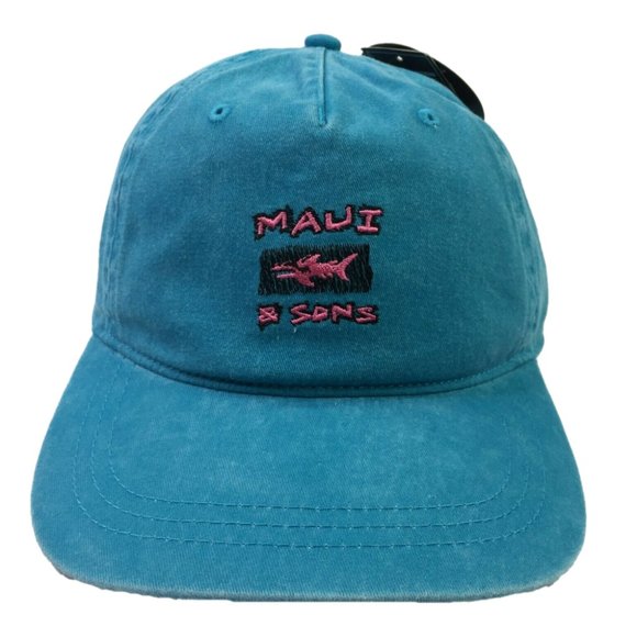 Maui and Sons Surf Snow Capri BLUE Dad Hat Cap - Picture 2 of 8